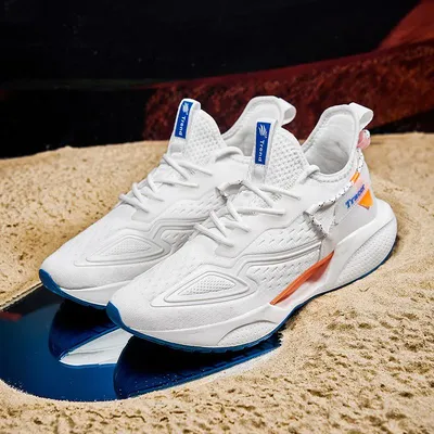 White Sprint Comfort Shoes